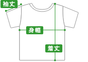 Tシャツの採寸方法